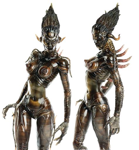 SPECIES SIL 1/6 SCALE FIG | Giger art, Hr giger art, Hr giger