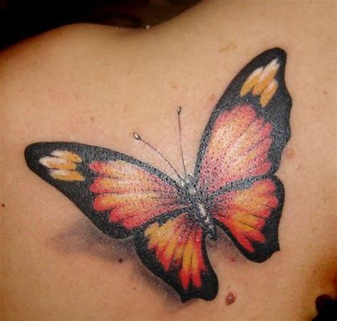 Tatuaje: Mariposa 3D - Tatuajes para Mujeres | Realistic butterfly ...