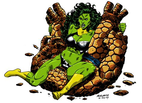 She-Hulk vs The Thing - Hot | Marvel Universe ~ She-Hulk | Pinterest ...