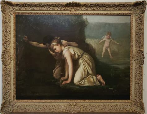 Unknown - Painting of Echo and Narcissus Staring Into Narcissus ...