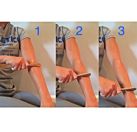 The stretch of the week is our self massage technique for the forearm ...