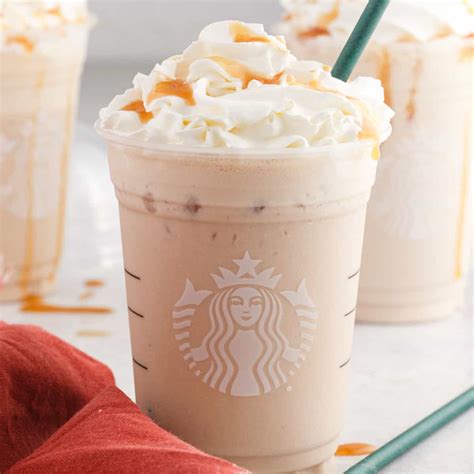 Copycat Starbucks Caramel Frappuccino ⋆ Real Housemoms