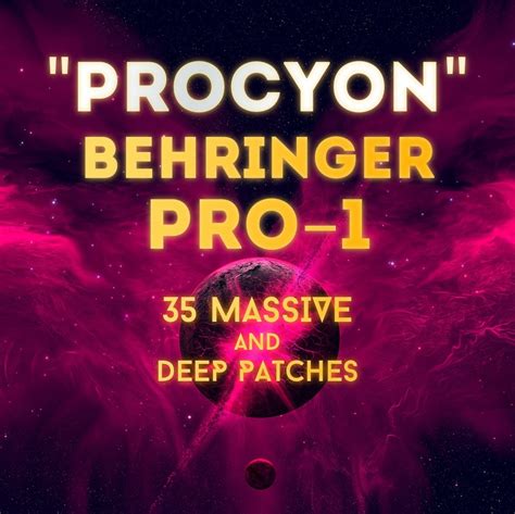 Behringer Pro-1 presets, soundsets, soundbanks, sounds, sound packs ...