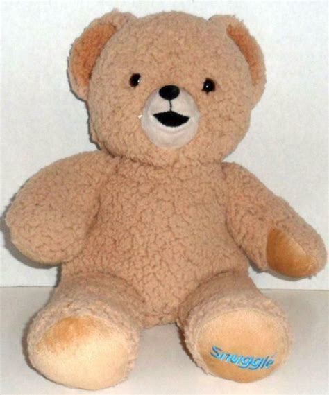 LARGE NEW ENGLAND TOY SNUGGLE BEAR 16" SOFT PLUSH TEDDY STUFFED ANIMAL ...