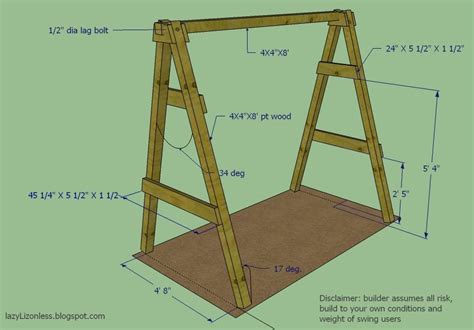 A Frame Swing Set, Swing Set Diy, Backyard Swing Sets, Outdoor Swing ...