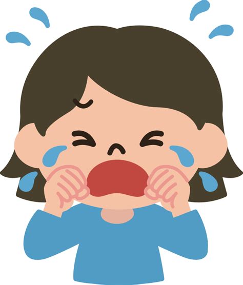 Crying Female (#4) - Openclipart