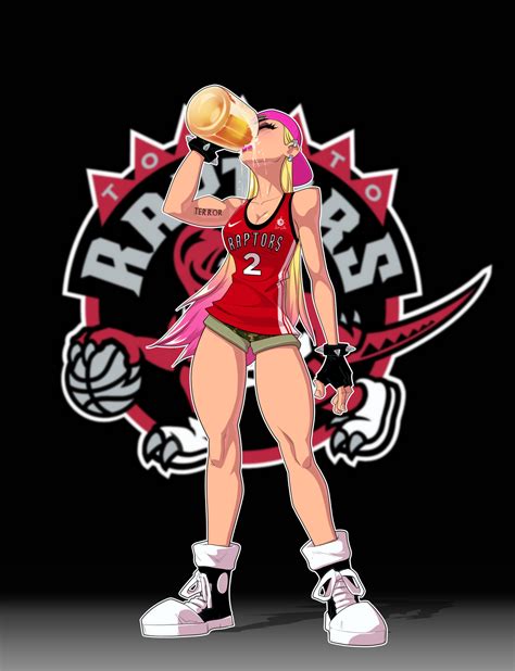 Amber supporting the Raptors by cherrymousestreet on Newgrounds