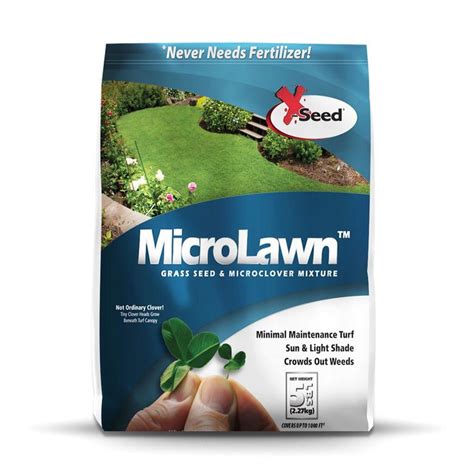 MicroLawn Grass Seed & Microclover Blend - 5 lbs | Grass seed, Organic ...