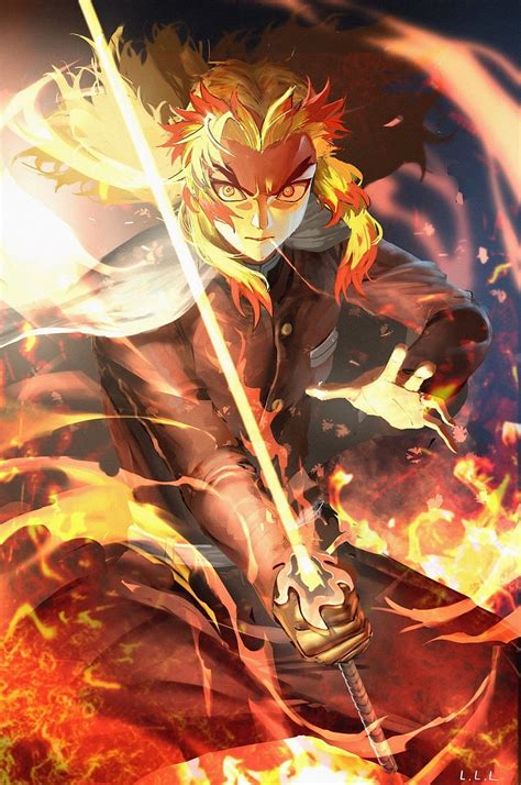 Flame hashira, demon slayer flamehashira, rengoku, HD phone wallpaper ...