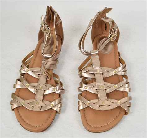 Clarks Artisan Womens Sandals Ankle Strap Beige Shoes… - Gem