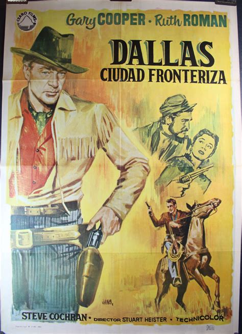 DALLAS, Original 1964 Re-Relase Western Movie Poster - Original Vintage ...