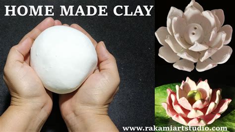 HOME MADE CLAY I How to make porcelain clay at home - YouTube