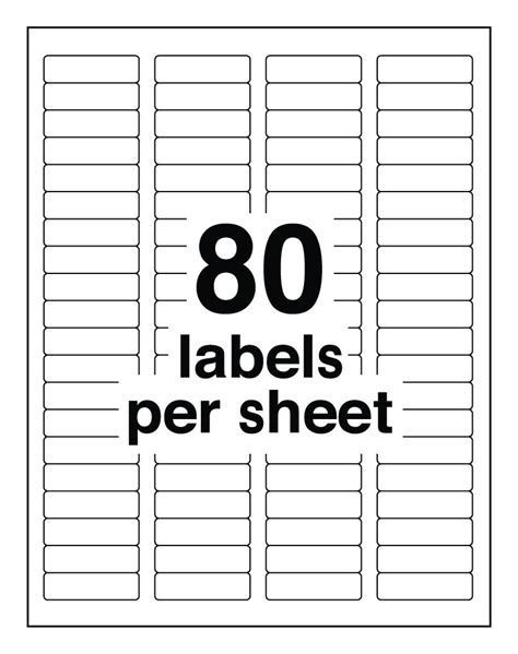 Avery Labels 5167 Excel Template – williamson-ga.us