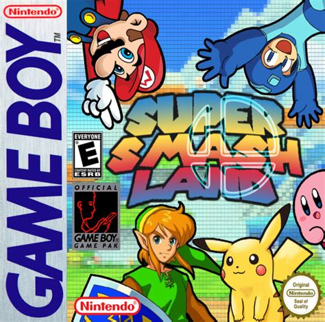 Super Smash Land Game Boy Box Art Cover by Abraham Daniel Perez