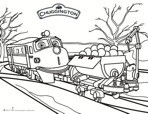 Free Printable Chuggington Coloring Page - Mama Likes This