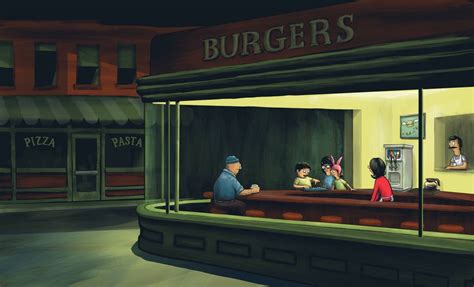 Does anybody have a high res version of the Bob's Burgers Nighthawks ...