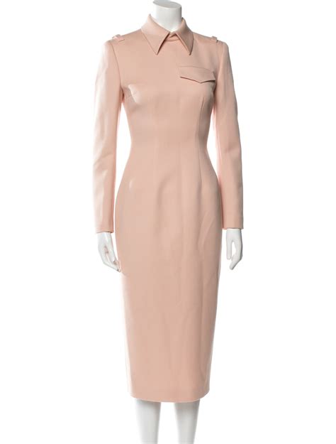 Prada 2023 Midi Length Dress - Pink Dresses, Clothing - PRA926141 | The ...