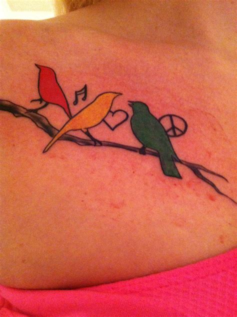 Bob Marley Three Little Birds Tattoo Ideas