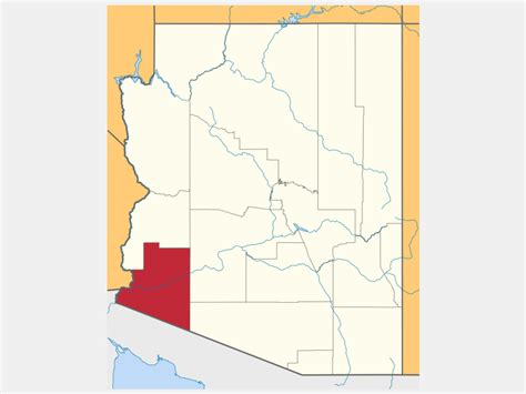 Yuma County, AZ - Geographic Facts & Maps - Mapsof.Net