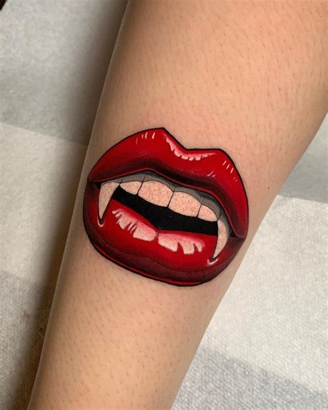 Vampire Lip Tattoos