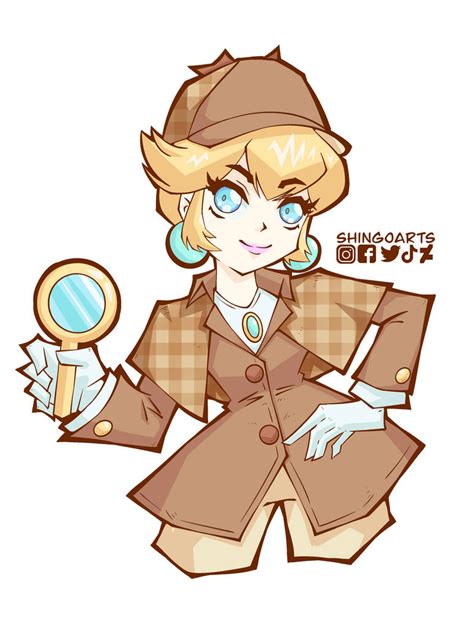 Peach Detective by ShingoArts on DeviantArt