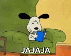 Snoopy JAJAJA GIF - Snoopy JAJAJA Laughing - Discover & Share GIFs