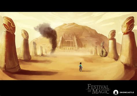 Zenit Desert - Temple Concept Art news - Earthlock: Festival of Magic ...