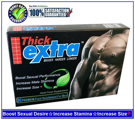 Extra Thick - Penis Enlargement Pills, Bigger, Longer and Thicker Penis ...