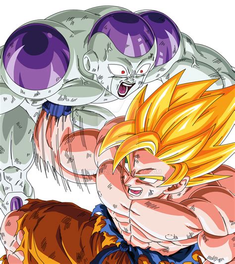 F16.3.1 Frezeer Vs Goku Golpe by juandbz on DeviantArt