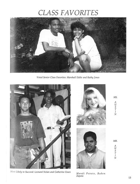 The Eagle, Yearbook of Stephen F. Austin High School, 1993 - Page 13 ...