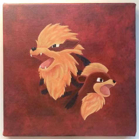 ArtStation - Growlithe & Arcanine