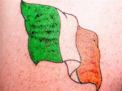 Coloured irish flag tattoo | Tattoos for guys, Irish tattoos, Irish ...