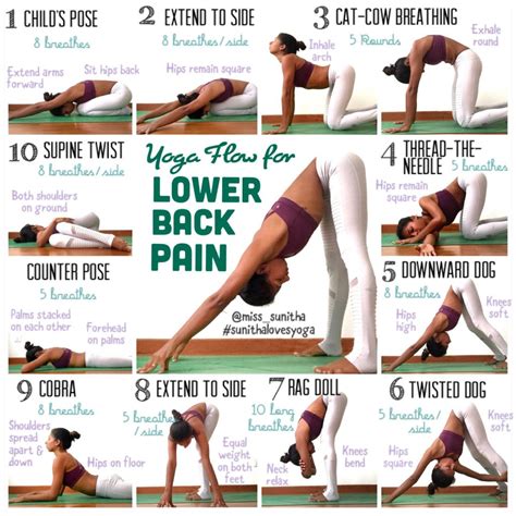 Yoga poses for lower back pain