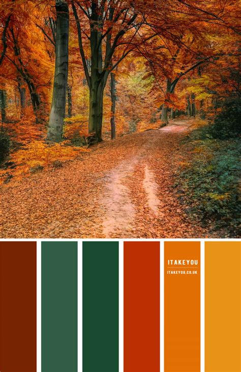 Autumn Leaf Colour Scheme#Colour Palette 73 I Take You | Wedding ...