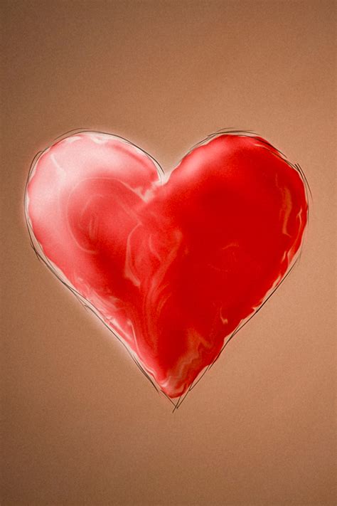 🔥 Download Red Heart Simply Beautiful iPhone Wallpaper by @juliasmith ...