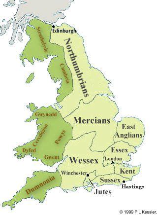 The Heptarchy – 7 Kingdoms in the 7th Century Uk History, History Of ...