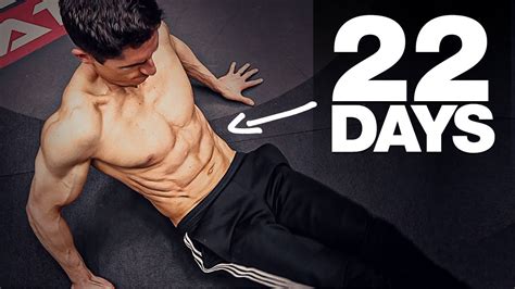 Get a “6 Pack” in 22 Days! (HOME AB WORKOUT) - YouTube