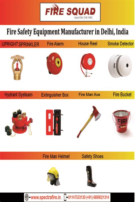 Fire Safety Equipment | Safety equipment, Fire safety, Fire protection ...