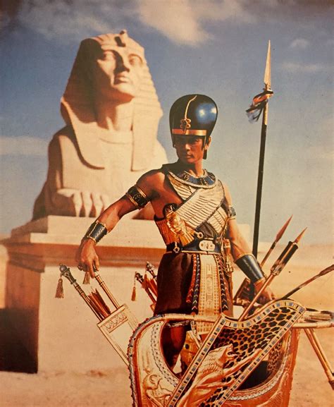 Yul Brynner as Rameses in "The Ten Commandments" (1956) Ancient Egypt ...