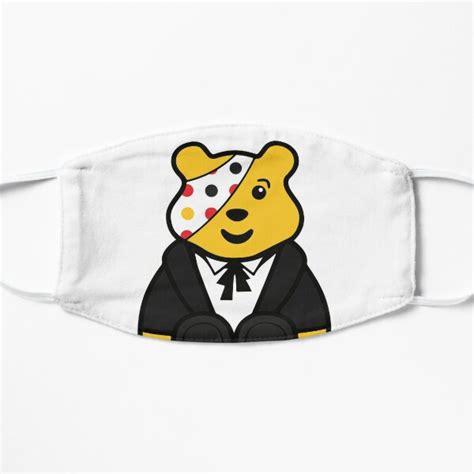 Pudsey Bear Pudsey Bear Pudsey Bear Pudsey Bear Face Masks | Redbubble