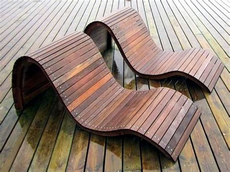 7 ultra-modern lounge chair designs made of wood for outdoor use ...