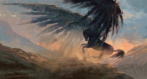 Pegasus Painting at PaintingValley.com | Explore collection of Pegasus ...