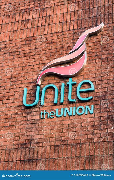 Unite the Union Logo editorial stock photo. Image of awareness - 166896678