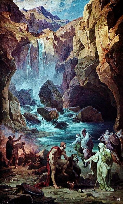 The arrival of Odysseus on the island of Calypso.... - QUEST FOR BEAUTY ...