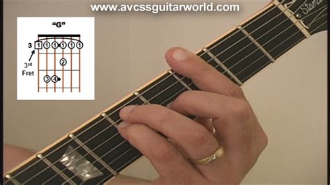 Guitar Lessons, How to Play the “G” Barre Chord for Beginner to ...