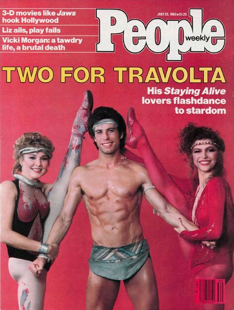 People magazine, July 25, 1983 — Cynthia Rhodes, John Travolta & Finola ...