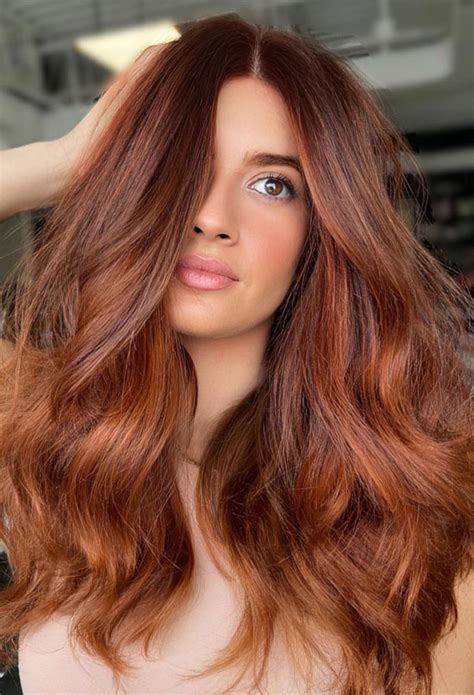 50+ Trendy Hair Colour For Every Women : Smokey Copper