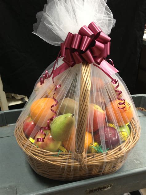 Give a gift basket to someone special | Fruit basket gift, Fruit gifts ...