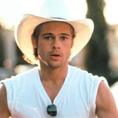 Brad Pitt in a cowboy hat "LOVE" | Brad pitt, Brad and angelina ...