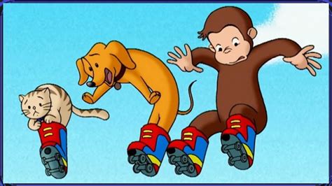 Curious George 🐵 Roller Monkey 🐵Full Episode🐵 Cartoons For Kids 🐵 Kids ...